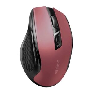 Belaidė optinė pelė Ugreen MU006 USB 2,4 GHz / Bluetooth 5.0 4000 DPI – raudona - Image 2