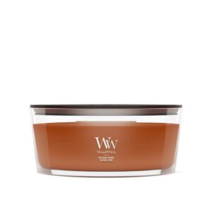 WoodWick Saffron Smoke vaško žvakė Elipsė Šafranas Ruda 1 vnt