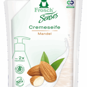 Frosch skystas rankų muilas su migdolų pienu (papildymas) 500 ml