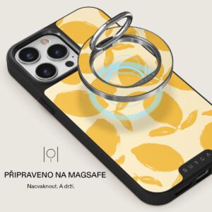 Burga magnetinis žiedas-laikiklis, sidabrinis – Lemon Tart - Image 2