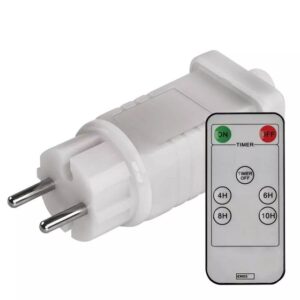 LED šviesos girliandų EMOS CONNECTING matinimo šaltinis, 30Vdc, 12W, su pulteliu, IP44, EMOS