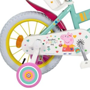 Vaikiškas dviratis 14" Peppa Pig žalias 1498 TOIMSA - Image 3