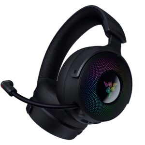 Razer Kraken V4 Pro Laisvų rankų įranga Vielinis ir Bevielis Su lankeliu Žaidimams USB A tipo Bluetooth Juoda - Image 3