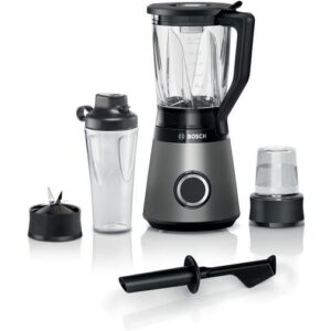 Bosch Serie 4 MMB6177S trintuvas 1,5 L Pastatomas trintuvas 1200 W Juoda, Sidabras