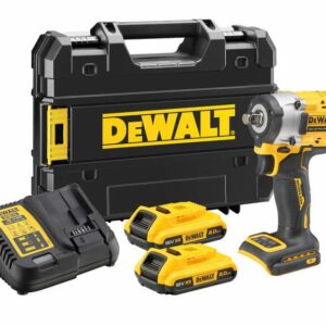 DEWALT SMŪGINIS VERŽLIASUKIS 1/2" 18V DCF921D2T 406Nm 2x2,0Ah ŽIEDAS TSTAK - Image 1