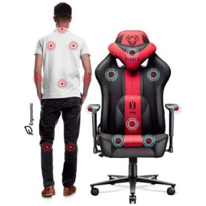 Žaidimų kėdė Diablo Chairs X-Player 2.0 King Size tamsiai raudona/antracito - Image 7
