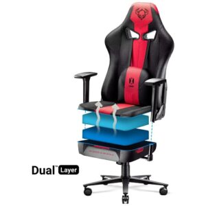 Žaidimų kėdė Diablo Chairs X-Player 2.0 King Size tamsiai raudona/antracito - Image 8