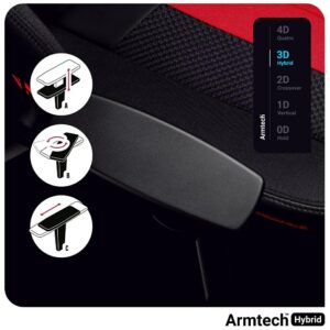Žaidimų kėdė Diablo Chairs X-Player 2.0 King Size tamsiai raudona/antracito - Image 9