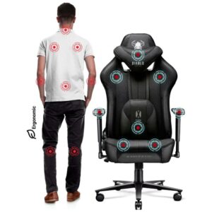 Žaidimų kėdė Diablo Chairs X-Player 2.0 Normal Size juoda - Image 3