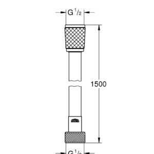 Dušo žarna GROHE QUICKFIX VITALIOFLEX TREND, 28741002, chromo - Image 2