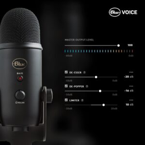 Logitech G Yeti Juoda Stalinis mikrofonas - Image 3