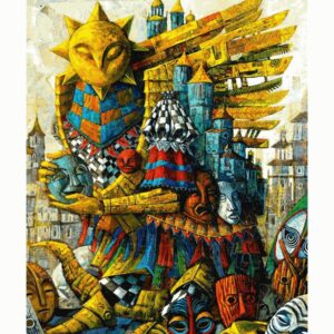 Puzzle Good Loot Imagination - Roch Urbaniak: Gezeleth – Saulės klounas 1000 vnt - Image 2