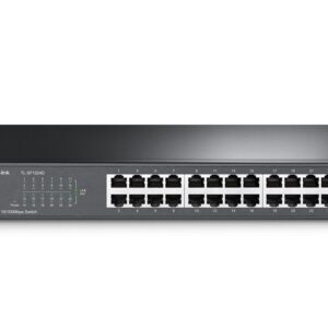 TP-Link TL-SF1024D tinklo komutatorius Ne-valdomas Fast Ethernet (10/100) Pilka