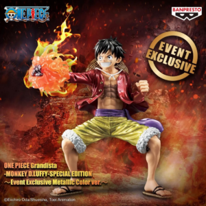BANPRESTO EVENT EXCLUSIVE GRANDISTA ONE PIECE - MONKEY. D. LUFFY METALLIC COLOR. - Image 2