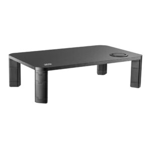 Ergo Office ER-415 Monitor Stand Shelf Wireless Qi Charging Adjustable 17" - 32" 20kg Induction Charger - Image 3