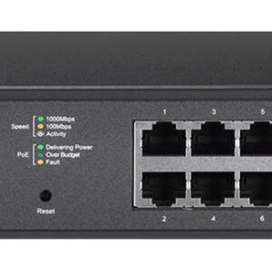 TP-Link TL-SG2218P tinklo komutatorius L2/L2+ Gigabit Ethernet (10/100/1000) Maitinimas per Eternetą (PoE) 1U Juoda