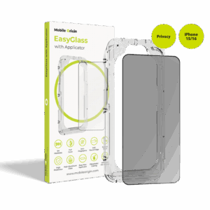 Mobile Origin EasyGlass Privacy with Applicator iPhone 15/iPhone 16