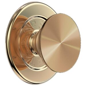 Telefono laikiklis ir stovas Popsockets Round Radial Gold Aluminum MagSafe auksinės spalvos 807259