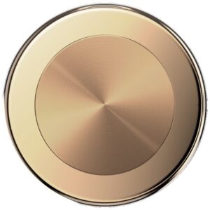 Telefono laikiklis ir stovas Popsockets Round Radial Gold Aluminum MagSafe auksinės spalvos 807259 - Image 2