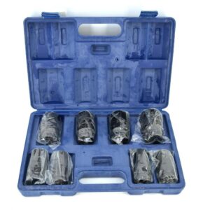 SILVER ILGŲ SMŪGINIŲ GALVUČIŲ RINKINYS 3/4" 8 vnt.