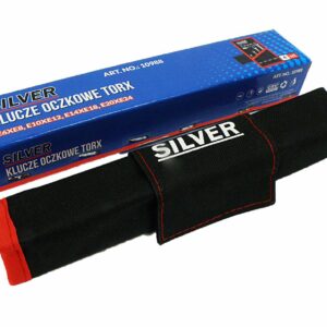 SILVER TORX žiedinių raktų rinkinys 4 vnt.