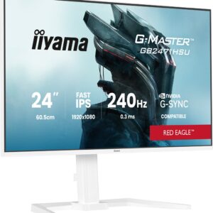 iiyama G-MASTER GB2471HSU-W1 kompiuterio monitorius 60,5 cm (23.8") 1920 x 1080 pikseliai „Full HD“ LED Balta