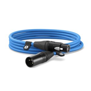 RØDE XLR3M-B garso kabelis 3 m XLR Mėlyna - Image 1