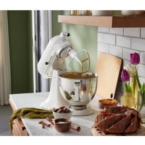 KitchenAid 5KSM125EPL Pastatomas plaktuvas 300 W Kreminė spalva