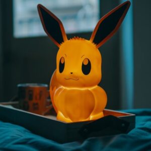 TEKNOFUN Eevee naktinė lempa kūdikiams Laisvai stovintis Ruda, Kreminė spalva LED - Image 3