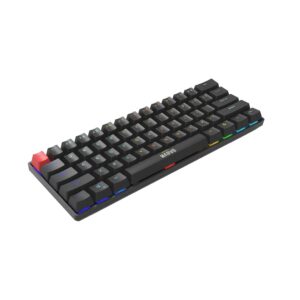 Marvo Scorpion KG933G Saber 61 Wired Mechanical RGB 60% UK Layout Gaming Keyboard (Black) klaviatūra Žaidimams QWERTY Juoda - Image 3