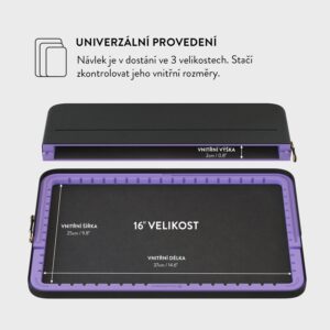 Burga nešiojamojo kompiuterio dėklas, Almond Latte - Macbook Pro 16" - Image 4