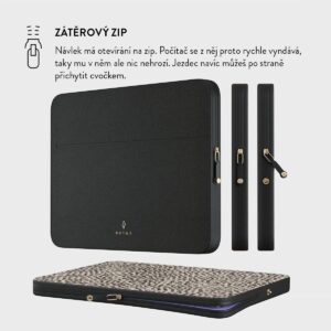 Burga nešiojamojo kompiuterio dėklas, Almond Latte - Macbook Pro 16" - Image 7