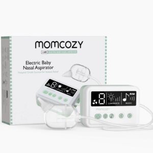 Momcozy BN006 Ligoninės klasės nosies aspiratorius, baltas, žalias