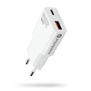 everActive GaN SUPER SLIM SC-340Q tinklo įkroviklis su USB QC3.0 ir USB-C PD 20 W - Image 2