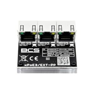 BCS BCS-XPOE3/EXT-PP tinklo stiprintuvas Tinklo kartotuvas Juoda 10, 100 Mbit/ai - Image 2