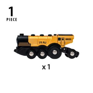 BRIO Goldene Batterielok mit Licht und Sound - Image 3