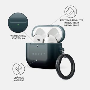 Burga Airpods dėklas, Black Hole - Airpods 4 - Image 3