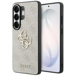 Dėklas Guess 4G Big Metal Logo, skirtas Samsung Galaxy S26 Ultra, rožinis