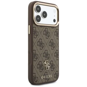 Dėklas Guess 4G su pinigine Magsafe, skirtas iPhone 18 Pro Max / 17 Pro Max, rudas - Image 4