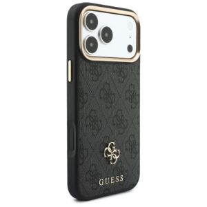 Dėklas Guess 4G su pinigine ir dirželiu Magsafe, skirtas iPhone 18 Pro / 17 Pro, rudas - Image 4