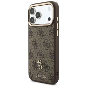 Dėklas Guess 4G su pinigine ir dirželiu Magsafe, skirtas iPhone 18 Pro Max / 17 Pro Max, rudas - Image 2