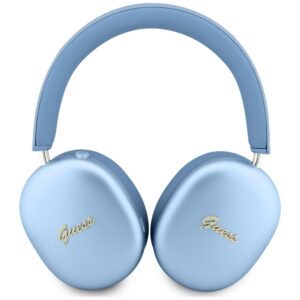 „Over-ear“ Guess Metallic Effect Metal Script Logo „Bluetooth“ ENC mėlynos spalvos - Image 3
