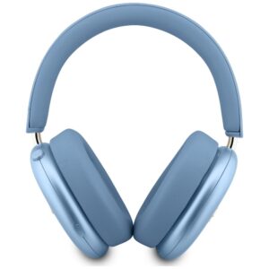 „Over-ear“ Guess Metallic Effect Metal Script Logo „Bluetooth“ ENC mėlynos spalvos - Image 4