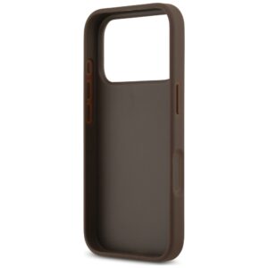Dėklas Guess 4G Double Card Triangle, skirtas iPhone 18 Pro / 17 Pro, rudas - Image 7