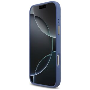 Dėklas Guess 4G Big 4G Classic Logo Big Strap Metal Buttons, skirtas iPhone 18 Pro Max / 17 Pro Max, mėlynas - Image 5