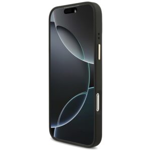 Dėklas Guess 4G Big 4G Classic Logo Big Strap Metal Buttons, skirtas iPhone 18 Pro Max / 17 Pro Max, juodas - Image 5