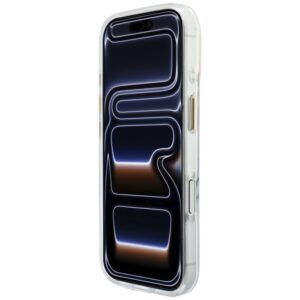 Dėklas Guess IML Script Metal MagSafe, skirtas iPhone 18 Pro / 17 Pro, skaidrus - Image 5