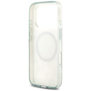 Dėklas Guess IML Flower & Tonal Circle MagSafe, skirtas iPhone 18 Pro / 17 Pro, žalias - Image 7