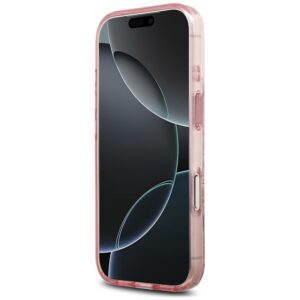 Dėklas Guess IML Flower & Tonal Circle MagSafe, skirtas iPhone 18 Pro / 17 Pro, rožinis - Image 5