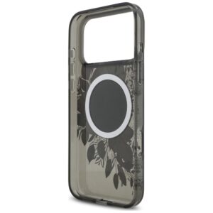 Dėklas Guess IML Flowers Pearl Strap MagSafe, skirtas iPhone 18 Pro Max / 17 Pro Max, juodas - Image 7